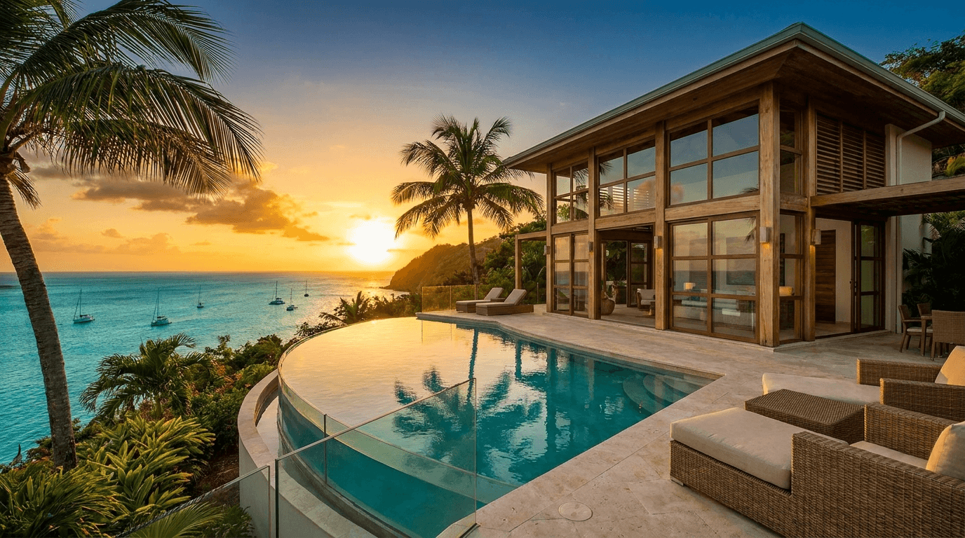 Villa de standing avec piscine en Martinique — Kayvila